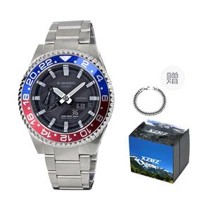 Унисекс часы CASIO серии с двойным дисплеем жидкокристаллическим/аналоговым черные