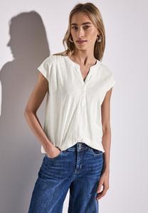 Базовая футболка Street One, кремовый