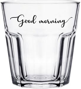 Стакан для воды Clayre & Eef 250 мл стакан Good Morning Clayre&Eef, прозрачный