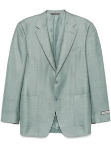 Canali твиловый пиджак, синий