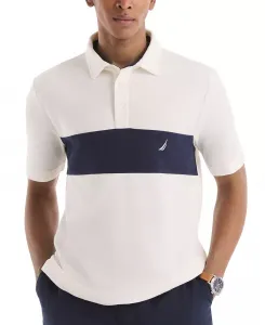 Мужская классическая поло в елочку Nautica, белый