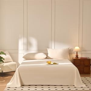 Luolai Home Простыня односпальная 245х245 см из велюра, цвет молочно-белый