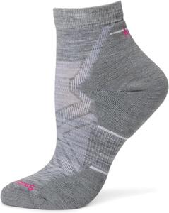 Носки Smartwool Women's Run Targeted Cushion Ankle, Light Gray/White