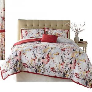 Набор одеял Brylanehome Funky Floral из 6 предметов BrylaneHome, цвет Burgundy Multi