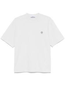 Stone Island футболка с логотипом Compass, синий