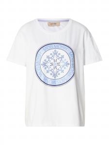 MOS MOSH Футболка 'MMJudd' в белом цвете