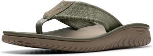 Шлепанцы Clarks Wesley Post, мужские, оливковый