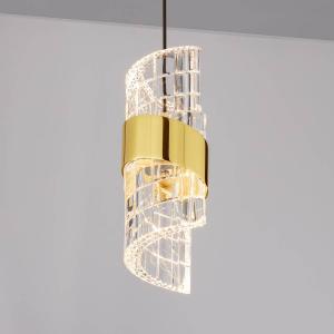 Подвесной светильник Nova Luce Seneca Typ A, алюминий / акриловое стекло - золото