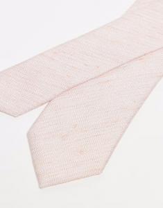 Галстук с текстурированной текстурой, розовый Asos Design
