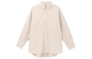 Мужская рубашка серии U FW23, светло-серая Uniqlo, серый