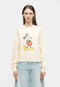 Классическая толстовка с круглым вырезом и изображением микки мауса. Re/Done, Vintage White