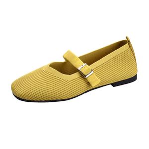WUJI Женские повседневные туфли Женские экрю, черные, желтые, хаки, красные - желтые, цвет Yellow