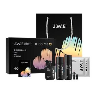 Мужской набор для ухода за кожей Hot Spring Mite Removal: лосьон, увлажняющая эмульсия, очищающее молочко JUEWEIER