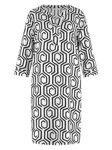 Короткое платье Gerry Weber, белый/черный