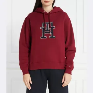 Толстовка обычного кроя Tommy Hilfiger, бургунди