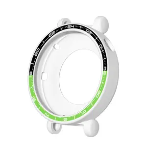 CHENSONG Часы Protective Case Huawei Silicone Case Material Gt4 46/41, White, green, black