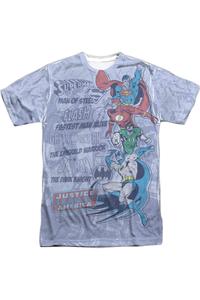 Футболка DC Comics Good Guys с коротким рукавом для взрослых, 100% полиэстер Gildan, белый