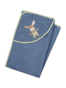 STERNTALER Полотенце для душа 'Emmilius' в дымчато-синем цвете