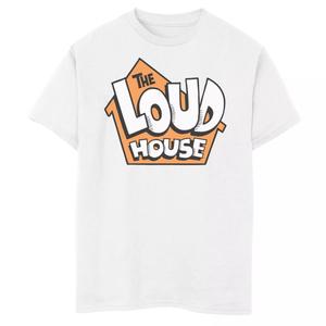 Футболка с простым логотипом The Loud House для мальчиков 8–20 лет Licensed Character