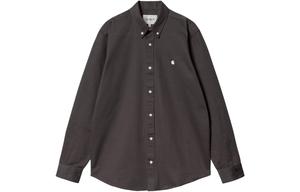 SS24 L/S Madison Shirt мужская рубашка Charcoal Carhartt WIP, Charcoal