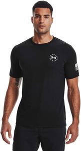 Мужская футболка Under Armour Freedom Back Lockup, Black (001)/White
