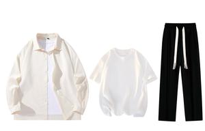 Комлпект Shirt Matching Set Fall And Winter Unisex LA'T.WEEKEND