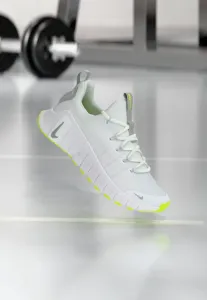 Тренировочные кроссовки metcon 6 amp Nike Performance, White/Metallic Silver-Coloured/Volt