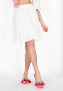 Юбка А-силуэта IZIA, белый