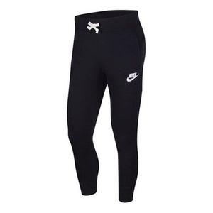 Брюки men's casual sports knit long pants/trousers black Nike, черный