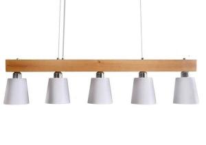 Подвесной светильник Nettlife Formel 5-flammig, 24x13x100 см, белый
