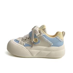 Низкие женские кроссовки Boldi Kuki, Yellow Blue