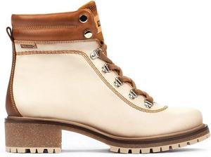 Женские кожаные ботинки PIKOLINOS Aspe на плоской подошве, Marfil