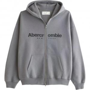 Свитшот мужской Abercrombie＆Fitch, серый