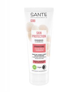 Очищающий гель Sante Skin Protection Reinigungsgel mit Probiotika, Bio-Inca Inchi-Öl & Traubenkernöl, 100 ml