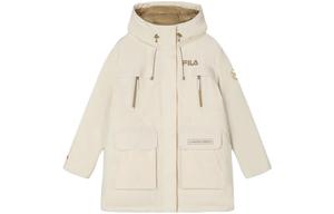 FILA Женская пуховая куртка овсяного белого цвета, Calamus White