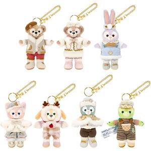 Shippo 2024 зимняя коллекция Duffy And Friends куклы плюшевый кулон высота 13.5cm/14cm/14.5cm Shanghai Disney