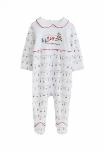 Спальный комбинезон моего первого рождества, стандартного размера. Next, White