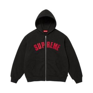 Толстовка Supreme Arc Thermal Lined Zip Up Hooded Sweatshirt 'Black'