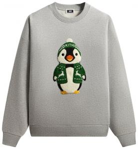 Свитшот Kith Kithmas Penguin Nelson Crewneck, серый