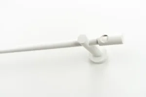 Карниз для штор GARESA "PANDRI", 1 направляющая, желаемая длина 350 см, Ø 20 мм, белый