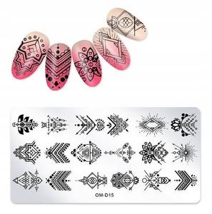 Пластина для штампа для ногтей, Tojato