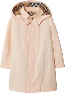 Пальто Burberry Kids Hadley Trench Coat, цвет Pale Cameo