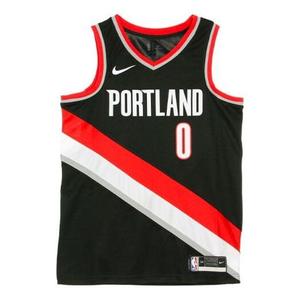 Баскетбольная майка баскетбольная майка жилет майка sw fan edition blazers lillard 0 Nike, черный