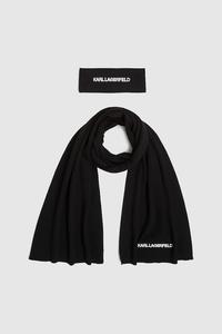 Шарф K/ESSENTIAL Karl Lagerfeld, черный