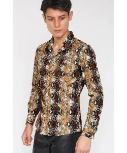 Футболка с глянцевым принтом "Торнадо Март" Tornado Mart, цвет Brown