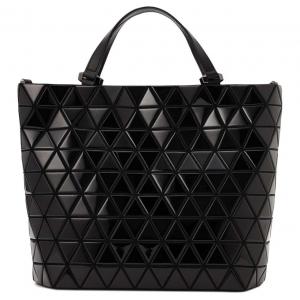 ISSEY MIYAKE CRYSTAL GLOSS искусственная кожа женская сумка через плечо черная