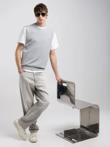 Вязаный жилет из хлопка