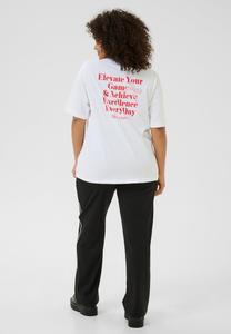 Футболка с принтом KCLENNY Kaffe Curve, белый