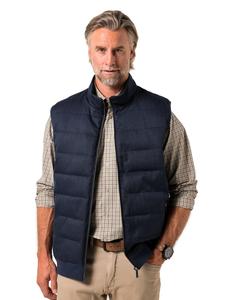 Boston Park Стеганый жилет темно-синего цвета