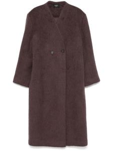 A.M.G. фактурное пальто, фиолетовый